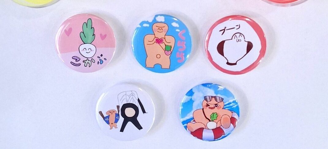 【立った！回した！集めたい！】縄文くらら缶バッチ～野辺地町中学校美術部が手掛けました！～