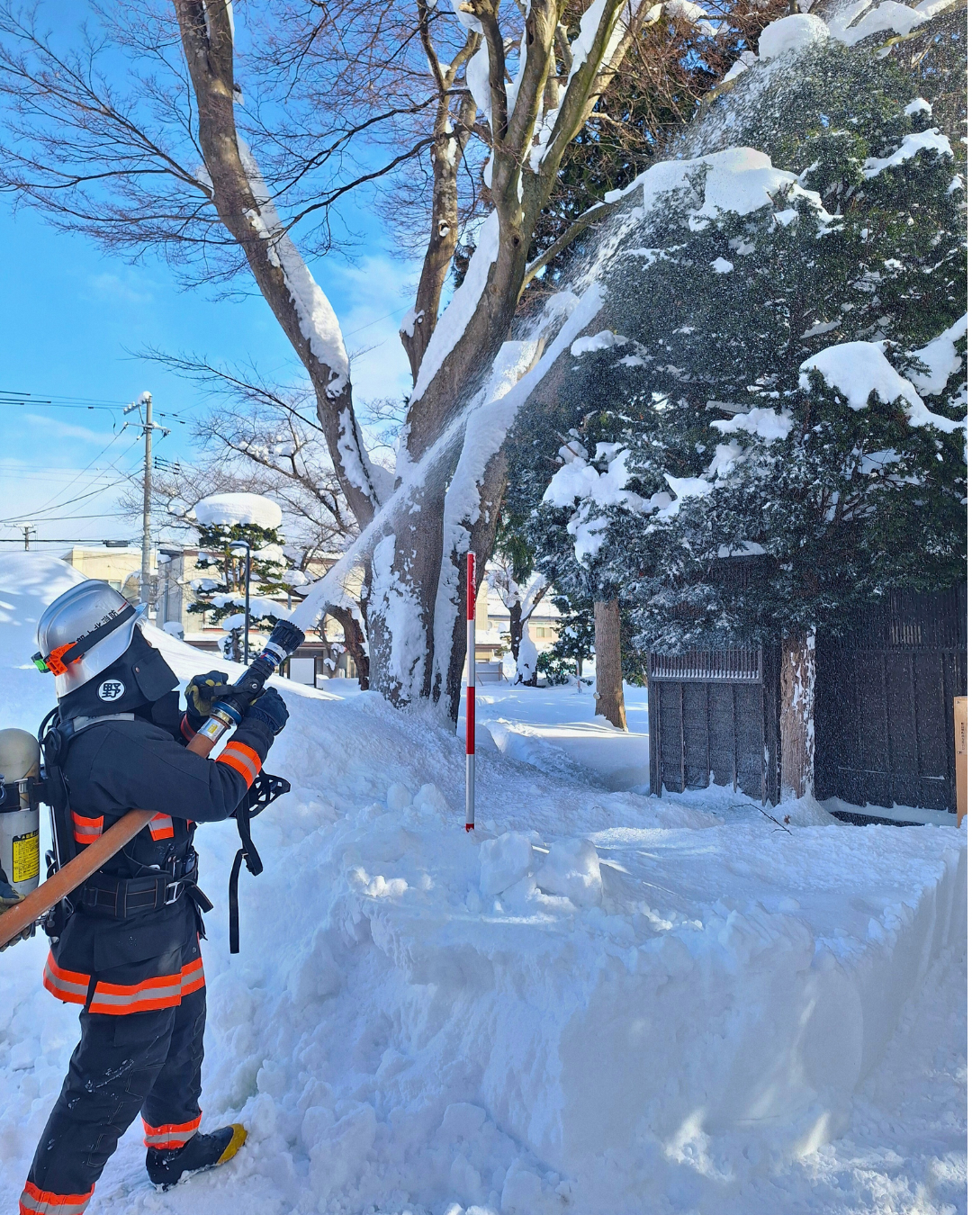 【1/26は文化財防火デー】～旧野村家住宅離れ（行在所）にて消防訓練～